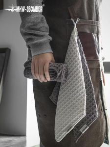 ผ้าเช็ดมือเครื่องกรองกาแฟแบบผูกเชือกสำหรับบาร์ ผ้าเช็ดมือสูญญากาศแห้งเร็ว ผ้าเช็ดมือสำหรับเครื่องกรองกาแฟแบบสั้น