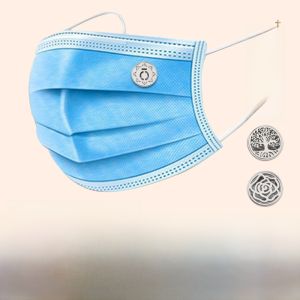 Aromatherapy Essential Oil Mask Perfume Clip ener Smooth Breathing Clean Environment Magnetic Buckle Clip Beauty Tool