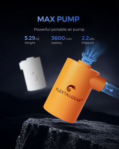 FLEXTAIL MAX PUMP/MAX PUMP EPS - Electric Air Pump Camping Pump Quick Inflate Deflate for Air Mattress Sleeping Pad Vacuum Bag