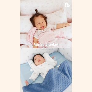 Selimut Bayi & Anak - Minky Blanket Printed Fabric - Baby Loop