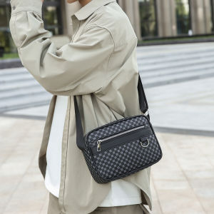 Túi Đeo Chéo Thường Ngày Thời Trang Cho Nam Túi Đựng Điện Thoại Di Động Nhỏ Túi Đeo Vai Đơn Túi Du Lịch Thường Ngày Túi Vuông Vuông