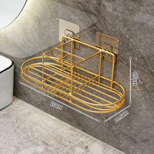 New Arrival Punch-Free Electric Toothbrush Holder Wall-Mounted Toilet Cup Tooth Cup Washing Set Storage