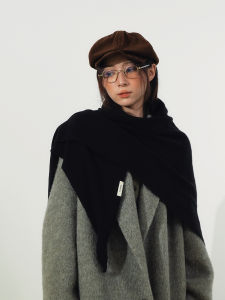 High Quality Large Triangle Scarf Shawl Versatile Styling Men Women 100% Wool Cashmere Lightweight Luxury Warmth Winter Spring Autumn