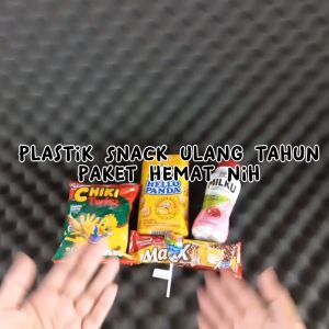 Plastik Ultah Polos isi 100 OPP Bingkisan Snack Ulang Tahun / Party Goodie Bag