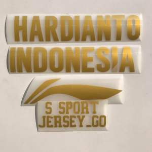 Sablon jersey  sablon setrika sablon badminton
