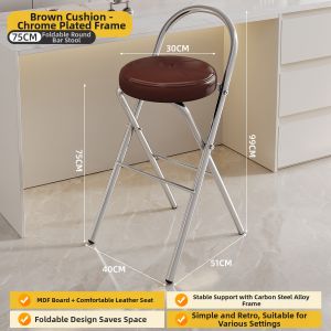 Vintage Foldable Bar Stool