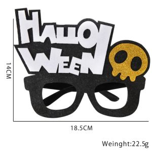 Halloween Cartoon Plastic Eyeglass Frame Funny Photo Props Ghost Party Decoration Night Theme Optical Accessories