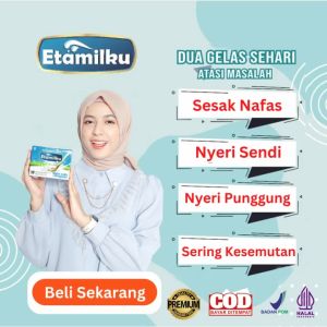 Susu Kambing ETAMILKU Bubuk Murni 200gr Rendah Gula: Solusi Nafas & Pemulihan Tenaga