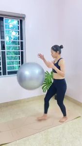 Dụng Cụ Tập Yoga Tại Nhà Tiện Lợi An Toàn Bóng Tập Yoga Massage Dày 2mm Đường Kính Siêu Lớn