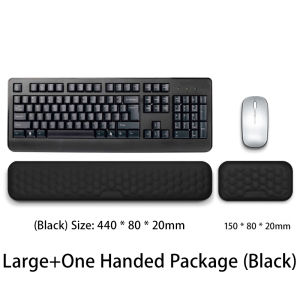 Keyboard Mouse Wrist Rest Ergonomic Office Typing Protect Relax Wrist Memory Foam Laptops Mouse Pad Computer Notebook Mouse Pad