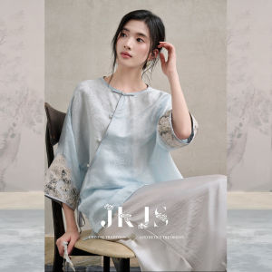 JK&JS | Luxurious Linen-Blend Shirt Jacket