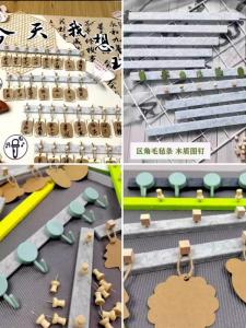 Felt Strip Hook Nursery Ring Creation Area: A Guide to Crafting with Kraft Paper Tags and Baking Hanging Cards