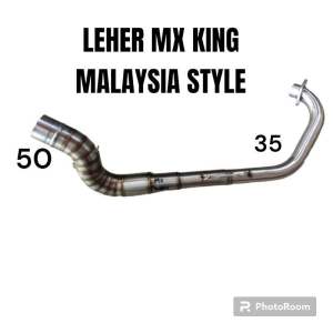 Leher atau pipa knalpot mx new mx king cobra Malaysia stel pnp di slencer FANTERA DOS DSM DPJ ALTAN TLR BSS