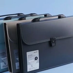 Expanding File Document Source portable organ bag multi-layer file bag Size A4 with Handle