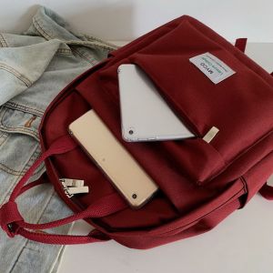 Large Capacity Schoolbag Female Korean High School Mori Cute Simple Japanese Backpack Female Student Ins Campus Harajuku