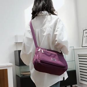 Túi xách đeo chéo nữ vải dù chống nước cao cấp size 24cm