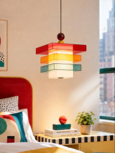 FANCY LAMP CLUB | Creative Memphis Style Bedroom Mood Enhancing Pendant Light
