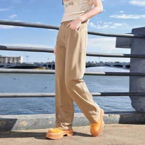 High Waist Straight Leg Jeans Womens Summer 2025 Casual Loose Fit Versatile Wide Leg Pants Durable Polyester Cotton Blend