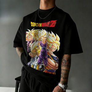 Bandai | Dragon Ball Z Super Saiyan Pattern Printed T-Shirt - Comfortable Cotton Baby-Parent Clothing
