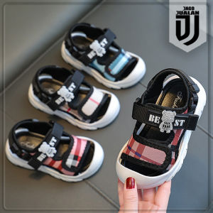Sandal Gunung Perekat Anak Laki Laki Perempuan Motif Kotak Kotak / Sandal Sepatu Anak Balita Cowok Cewek Fashion / Sandal Anak Casual Sol Karet Sporty / Sandal Baby Pria Wanita Best Bear Model Terkini / Sandal Gunung Keren Anak Lucu Trendy