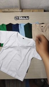 Kaos Polos Anak Laki Laki 6-12 Tahun Oblong Katun Kombed 30s