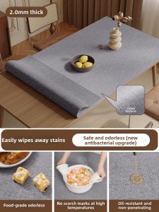ZTION | Double-sided Linen Texture Waterproof and Oil-proof Table Pad