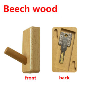 Wooden Wall Hook Storage Hidden Safe Hide A Key Cash Money Outdoor Hiding Vault Case Waterproof Corrosion Impact Resistant