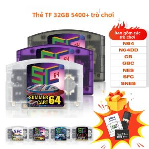 Thẻ Game SummerCart64 Mã Nguồn Mở Cho Máy Chơi Game Nintendo 64 Với Khả Năng Tương Thích Với Hơn 5400 Trò Chơi Giả Lập Bộ Chuyển Đổi Thẻ Nhớ SD/TF