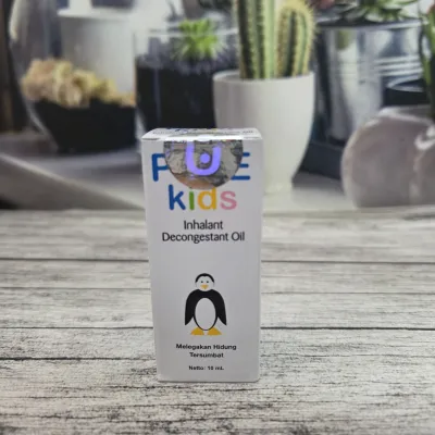 PURE KIDS Inhalant Decongestant Oil 10ml - Aroma Terapi Melegakan Hidung Utk Anak