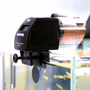 DOLPHIN Automatic Fish Auto Feeder Feeding Dispenser Timer Digital LCD screen AF012 Pemberi makanan ikan automatik jenis elektronik digital LCD 建荣鱼缸水族箱电子投食器自动喂鱼器水族箱喂食器