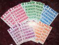 Bingo Royale Card Extra Large Size (Good for Senior user). 