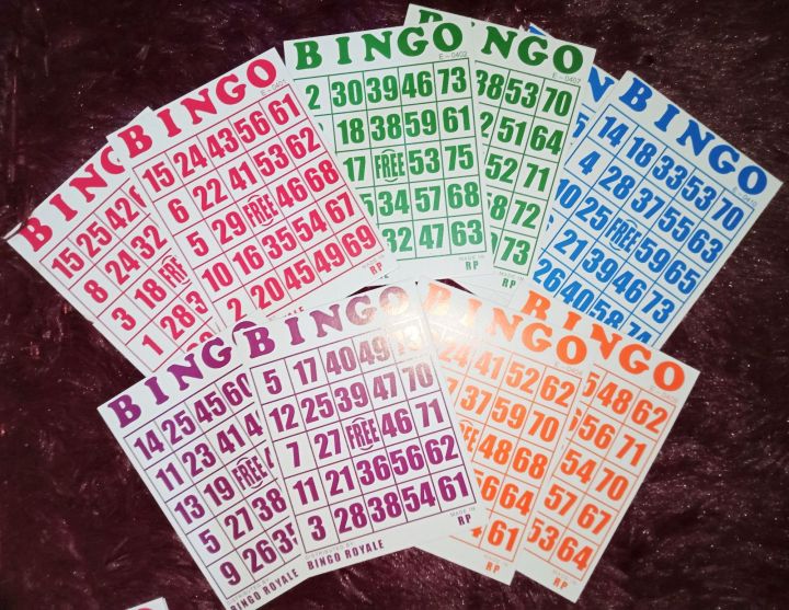 Bingo Royale Card Extra Large Size (Good for Senior user)