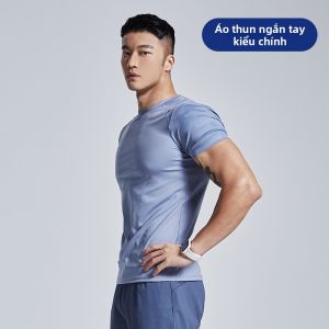 omg | Áo Thun Đào Tạo Nam Thấm Hút Mồ Hôi Co Dãn Cao