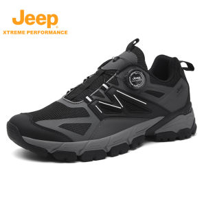 Jeep | Jeep Mens Outdoor Hiking Shoes Anti-slip Mountain Climbing Shoes Wear-resistant Shock-absorbing Casual Fashionable Shoes