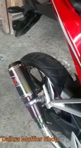 Knalpot Akrapovic gp m1 rainbow for CB150R CBR150R MegaPro Sonic 150R Supra GTR Tiger Verza Byson MT15 MX King Nmax R15 Scorpio Vixion Xabre GSX 150 Satria F150 dll