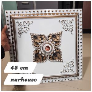 45 cm fiting hias gypsum besar fiting decor plafon