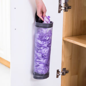 Amoki Garbage Bag Organizer Plastic Bag Holder Grey/Black