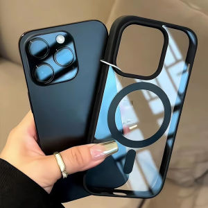 Luxury Shockproof For Magsafe Wireless Charge Case For iPhone 17 16 Pro Max 15 14 13 12 11 17Pro Air Clear Magnetic Bumper Cover