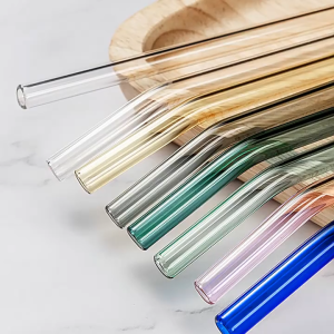 Ống Hút Thủy Tinh Đa Sắc 8mm Dùng Lại Đa Năng #THUYTINHDIY