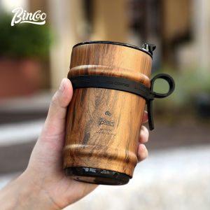 Bincoo-Stainless Steel Coffee Thermos Cup Car Cup Portable Ear-Hanging Hand-Brewed Retro High-Looking Drinking Cup