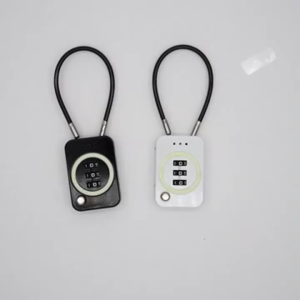 LOCK014 Tai Chi Kunci Sandi 3 Digit Kabel Gembok Kombinasi Tali Kawat Baja Dipoles Kuat Anti Maling