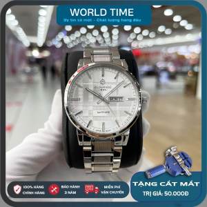 HOÀN TIỀN 15% - Đồng hồ nam Sunrise Dây Thép DM1204SWA - Đồng hồ đeo tay nam - Full box - Chính hãng - Mặt kính Sapphire chống xước chống nước Bảo hành 3 năm