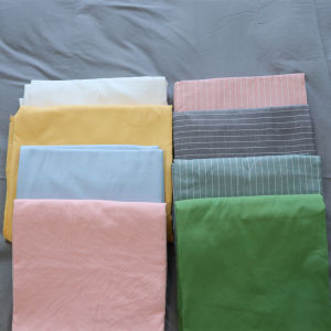Simple Solid Color Washed Cotton Bed Sheet Quilt Cover Skirt Bedding Set Single Piece Grid Pattern Bedding Accessories