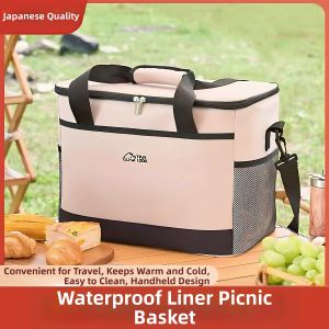 Insulated Foldable Large Capacity Picnic Basket