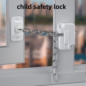 Child Safety Locks: Upgraded Adjustable Window Limiters, Door Locks, and Refrigerator Locks to Keep Children Safe