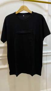 Kaos Oblong Pria Perlengkapan Umroh dan Haji Kantong Depan Bahan Katun Premium
