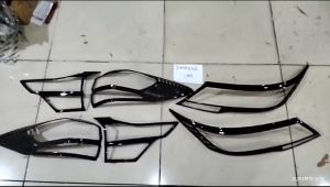 ALL NEW RUSH 2018 2019 / TERIOS TRD GARNISH LAMPU DEPAN BELAKANG COVER CARBON DCA