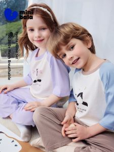 MINI BALA | Bộ Đồ Ngủ Dễ Thương Thoáng Khí Cho Bé