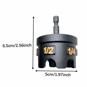 Metal Nut Zipper Drill Attachment for Fast Nut and Bolt Removal Nut Remover Bolt Extractor Tool for Conduit Racks Socket Wrench