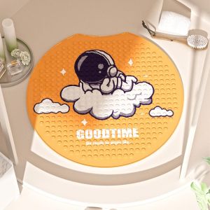Cartoon Childrens round Bathroom Anti-slip Mat Shower Room Waterproof Bathing Anti-fall Foot Pad Toilet Suction Cup Mat